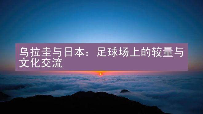 乌拉圭与日本：足球场上的较量与文化交流