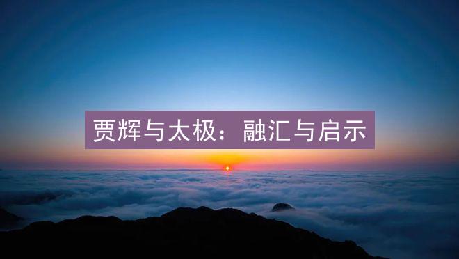 贾辉与太极：融汇与启示